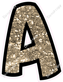 BB 18" Individuals - Khaki Sparkle A