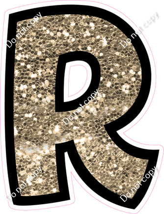 BB 18" Individuals - Khaki Sparkle R