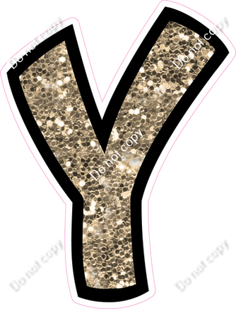 BB 18" Individuals - Khaki Sparkle Y
