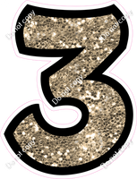 BB 18" Individuals - Khaki Sparkle 3