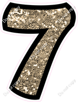 BB 18" Individuals - Khaki Sparkle 7
