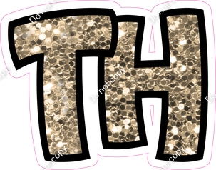 BB 18" Individuals - Khaki Sparkle TH