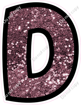 BB 18" Individuals - Mauve Sparkle D