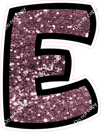 BB 18" Individuals - Mauve Sparkle E