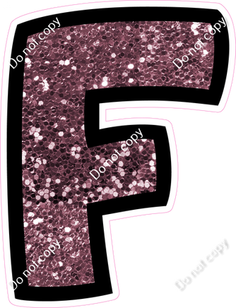 BB 18" Individuals - Mauve Sparkle F