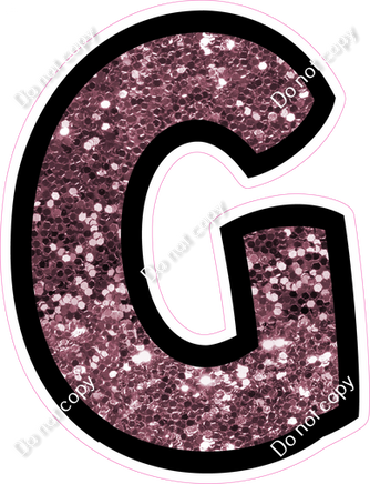 BB 18" Individuals - Mauve Sparkle G