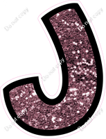 BB 18" Individuals - Mauve Sparkle J
