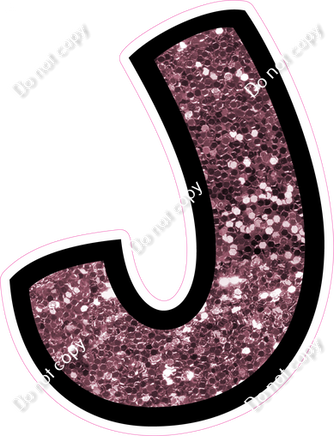 BB 18" Individuals - Mauve Sparkle J