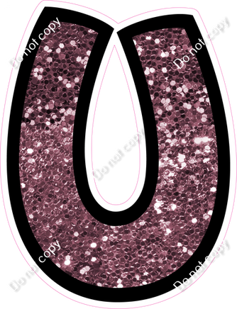 BB 18" Individuals - Mauve Sparkle U