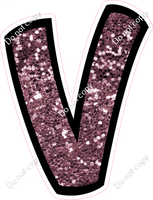 BB 18" Individuals - Mauve Sparkle V