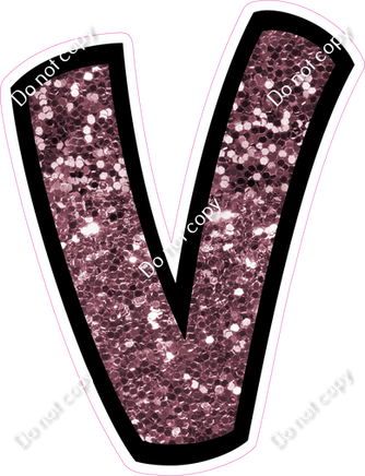 BB 18" Individuals - Mauve Sparkle V