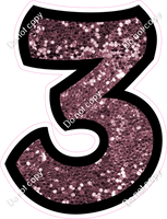 BB 18" Individuals - Mauve Sparkle 3
