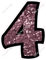 BB 18" Individuals - Mauve Sparkle 4
