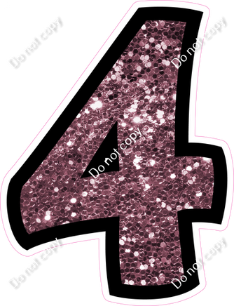 BB 18" Individuals - Mauve Sparkle 4