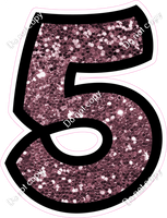 BB 18" Individuals - Mauve Sparkle 5