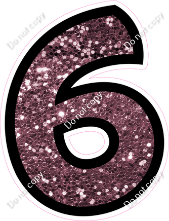 BB 18" Individuals - Mauve Sparkle 6