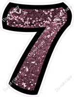 BB 18" Individuals - Mauve Sparkle 7