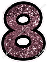 BB 18" Individuals - Mauve Sparkle 8