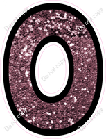 BB 18" Individuals - Mauve Sparkle