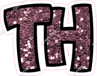 BB 18" Individuals - Mauve Sparkle TH