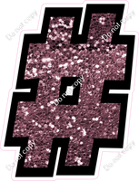 BB 18" Individuals - Mauve Sparkle #