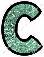 BB 18" Individuals - Sea Foam Sparkle C