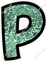 BB 18" Individuals - Sea Foam Sparkle P