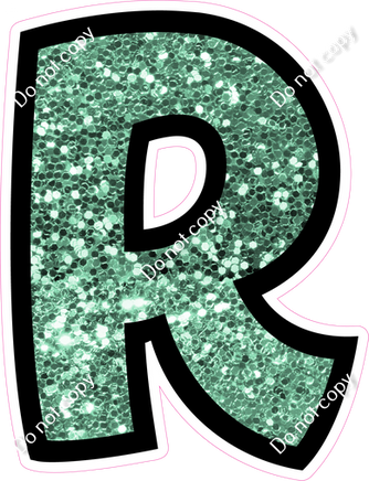 BB 18" Individuals - Sea Foam Sparkle R