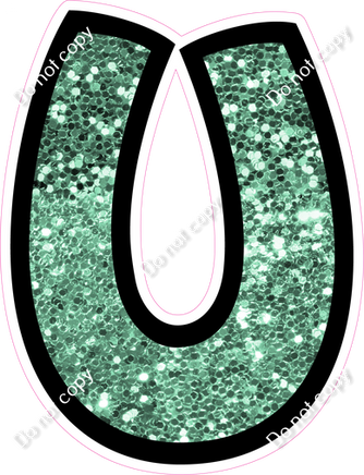 BB 18" Individuals - Sea Foam Sparkle U