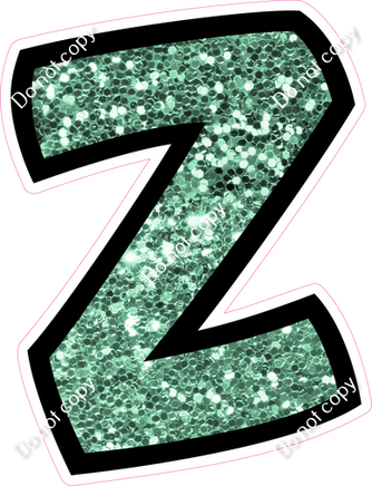 BB 18" Individuals - Sea Foam Sparkle Z
