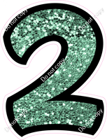 BB 18" Individuals - Sea Foam Sparkle 2