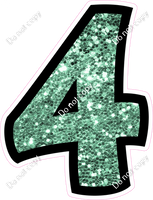 BB 18" Individuals - Sea Foam Sparkle 4