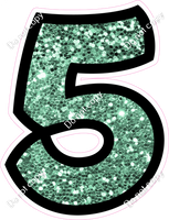 BB 18" Individuals - Sea Foam Sparkle 5