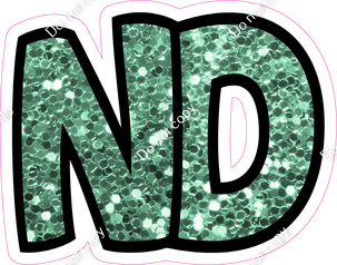 BB 18" Individuals - Sea Foam Sparkle ND