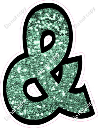 BB 18" Individuals - Sea Foam Sparkle &