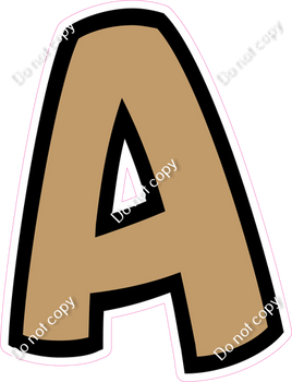 BB 12" Individuals - Flat Khaki