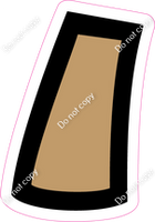 BB 12" Individuals - Flat Khaki