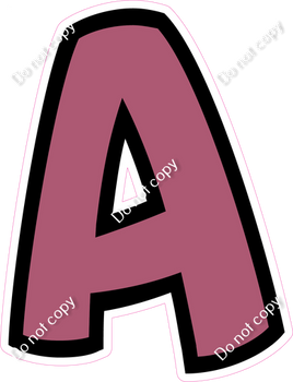 BB 18" Individuals - Flat Mauve