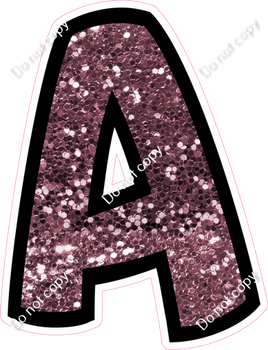 BB 23.5" Individuals - Mauve Sparkle A