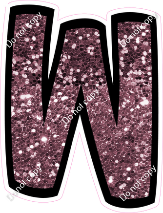 BB 23.5" Individuals - Mauve Sparkle W