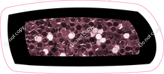 BB 23.5" Individuals - Mauve Sparkle Dash