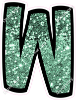 BB 23.5" Individuals - Sea Foam Sparkle W
