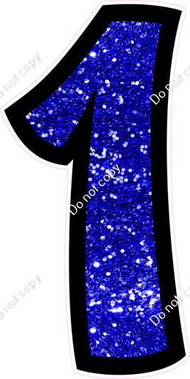 BB 47" Individuals - Blue Sparkle