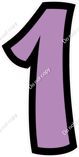 BB 47" Individuals - Flat Lavender