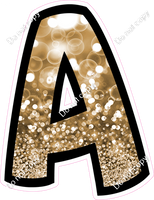 BB 18" Individuals - Gold Bokeh