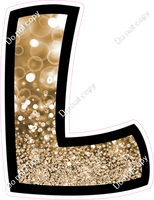 BB 18" Individuals - Gold Bokeh