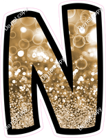 BB 18" Individuals - Gold Bokeh