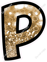 BB 18" Individuals - Gold Bokeh