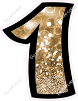 BB 18" Individuals - Gold Bokeh