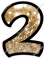 BB 18" Individuals - Gold Bokeh